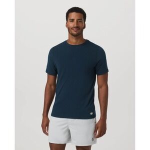Vuori Mens Classic Crew Neck Short Sleeve T Shirt Size XL‎ Navy Blue Casual Top